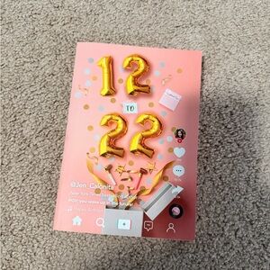 Gold Balloon Number Book Cover